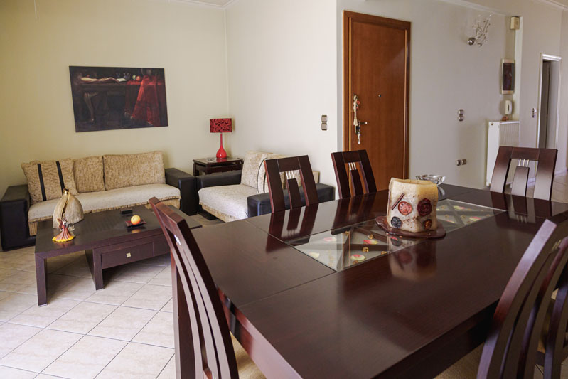 Γωνιακός καναπές, Tραπεζαρία Μεζονέτα Νίκαια Αττικής - Cinematic Luxe Studio